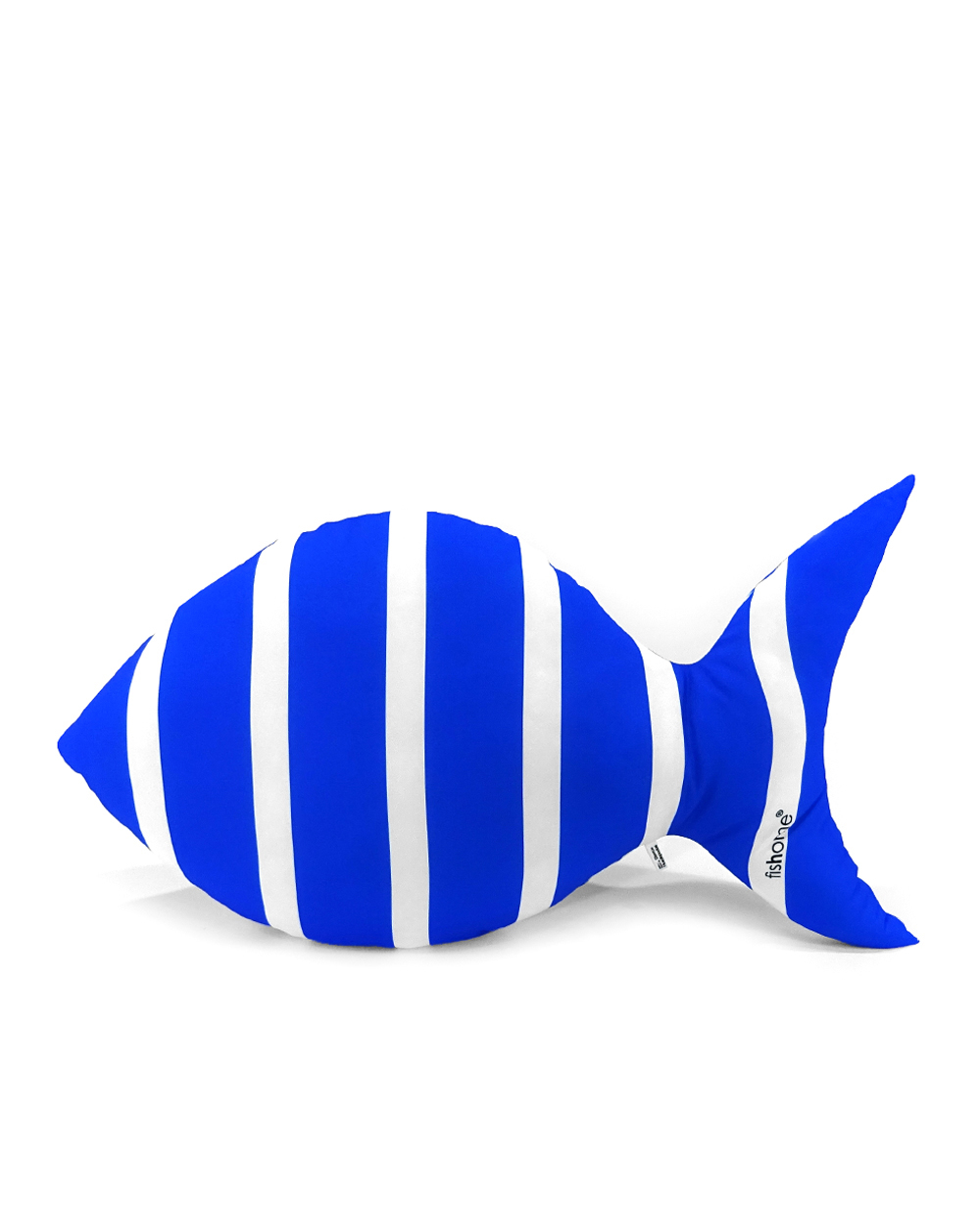navy mix fish pillow