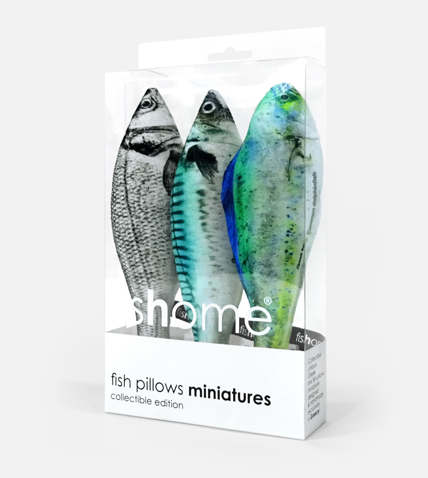 Miniatures real fish pillows